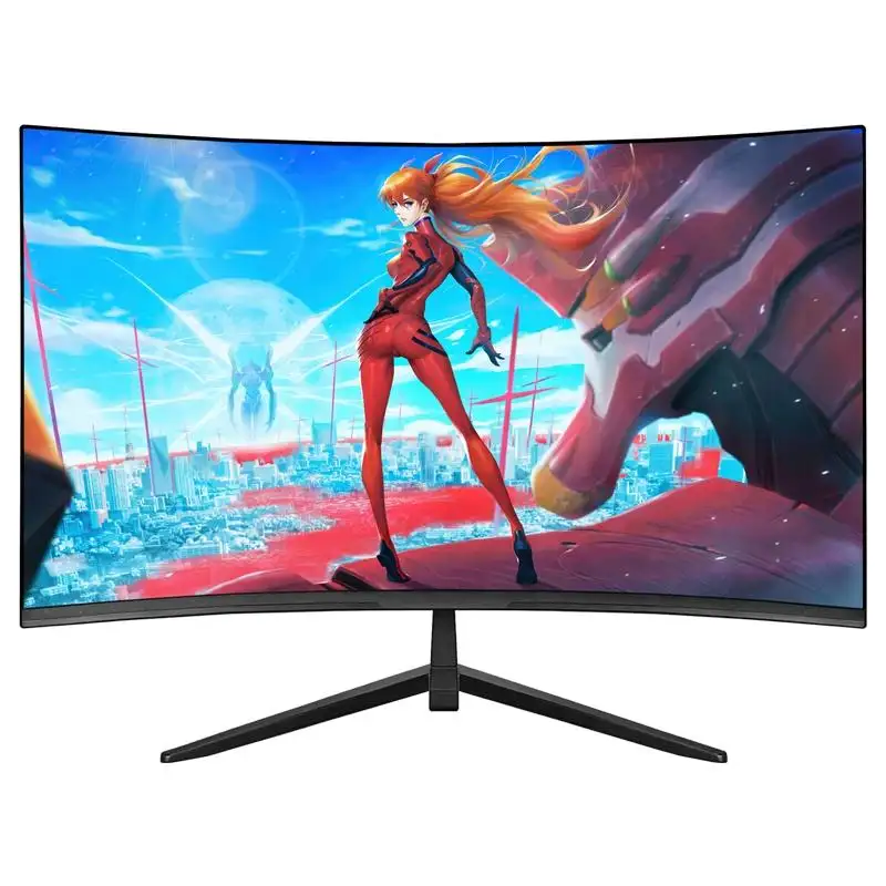 곡선 스크린 모니터 24 32 34 인치 Ips LCD 모니터 144hz 165 Hz 게임용 컴퓨터 디스플레이