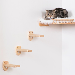 Venta al por mayor: Nuevo diseño moderno de lujo, juguetes para gatos montados en la pared, rascadores y estructuras de escalada para gatos. - Product Image 4
