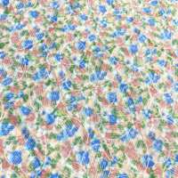 Bunga Warna Kustom Dicetak 100 Poliester Kain Sifon Bordir