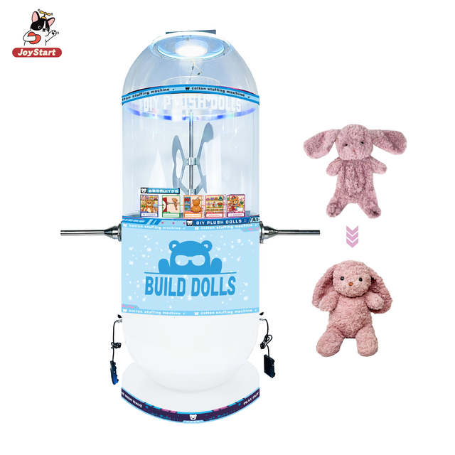 EU Standard Soft Toy Making Machine Fiber Filling Pillow Stuffing Machine with 2400W Motor for Build a Bear Party Supplies