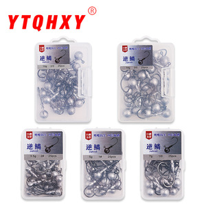 Hameçons de pêche Jighead 14g 3/0, 25 pièces, hameçons à tête de plomb pour la pêche au bar en eau douce, accessoires de pêche - Product Image 5