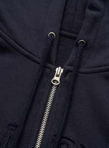 Sudadera Unisex Personalizada con Bordado y Grabado Frontal, 100% Algodón Tejido Transpirable, Cierre de Cremallera, Hombros Caídos, para Invierno y Otoño - Product Image 3