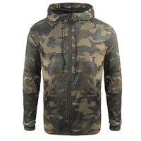 Veste coupe-vent camouflage pour homme, imperméable, respirante, en maille, avec logo personnalisé OEM, pour l'automne, vêtements d'extérieur