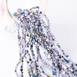 <span class=keywords><strong>Perline</strong></span> di Cristallo Decorative all'Ingrosso, <span class=keywords><strong>Perline</strong></span> in Zirconio a Forma di Bicono, Pietre di Cristallo Incorniciate - Product Image 3