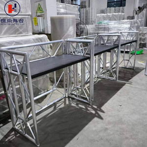 Mesa de Trabajo Portátil Plegable para <span class=keywords><strong>DJ</strong></span> con Tablero Frontal, Estructura de Aluminio - Product Image 6