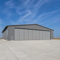 Bâtiment d'entrepôt préfabriqué en structure métallique légère à assemblage rapide moderne, haute résistance au vent pour usine industrielle