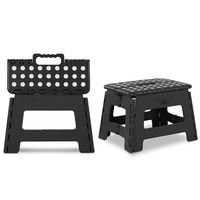 Tabouret pliable télescopique en plastique portable à charge lourde, tabouret pliable télescopique en plastique portable