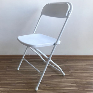 OKBUY Modern Otel Kullanımı İçin İstiflenebilir Çelik Çerçeveli Açık Hava Plastik Reçine Beyaz Düğün Etkinlik Partisi Bahçe Park Katlanır Sandalye - Product Image 2