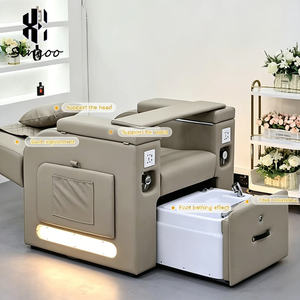 Sillón de Masaje para Spa de Pies con Diseño Europeo, Lámpara LED, Sin Tuberías ni Bombas, para Manicura y Pedicura - Product Image 4