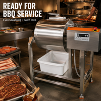 Mesin Marinasi Daging Vakum Stainless Steel Komersial KFC 20L/40L/60L/100L/150L Laris Manis, Auto Stop Brushless