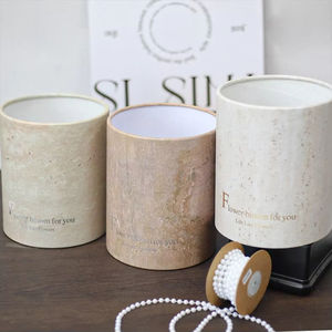 Mármol cueva piedra estampado <span class=keywords><strong>Retro</strong></span> inglés cubo red rojo moda flor cubo tienda al por mayor - Product Image 1