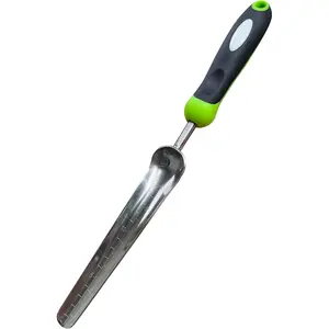 Stainless Steel Garden Trowel with scale long strip Weed Tools Multi Use Garden
