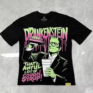 这是一个非常多的咳嗽糖浆t恤经典咳嗽糖浆t恤高品质100% 棉t恤反射扫描能力 - Product Image 1