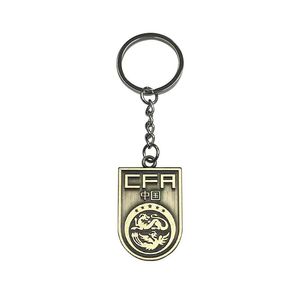 Llavero de Aleación de Zinc 3D con Logo de Club de Fútbol al por Mayor, Regalos de Recuerdo para Aficionados, Llavero Personalizado de Clubes de Ligas de Fútbol Europeas - Product Image 1