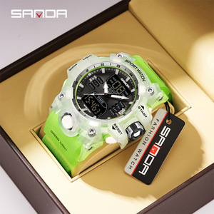 SANDA 6126 Multi-function Shock-Proof <strong>Watch</strong> <strong>for</strong> Men <strong>Outdoor</strong> Sports Waterproof Electronic <strong>Watch</strong> Wristwatch Man Digital <strong>Watch</strong> - Product Image 2
