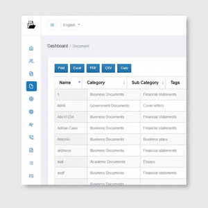 Plateforme de documents d'entreprise avec accès sécurisé, contrôle de version et collaboration multi-utilisateurs - Product Image 1