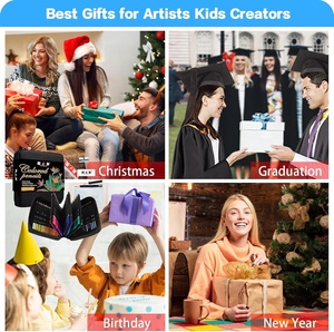 H B 120 Kit de crayons de couleur à base d'huile noyau souple croquis professionnel superposition mélange ensemble de <span class=keywords><strong>dessin</strong></span> d'artiste <span class=keywords><strong>pour</strong></span> adultes adolescents - Product Image 5