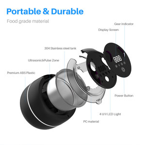 Nettoyeur à ultrasons 0,2L 45kHz avec minuterie numérique pour bijoux, prothèses dentaires, usage domestique et commercial - Product Image 6