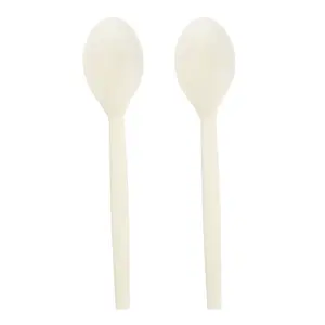 Trending Products 2023 New Arrivals Durable Disposable Cornstarch Knife Fork Spoon 6.75'' PSM Cutlery