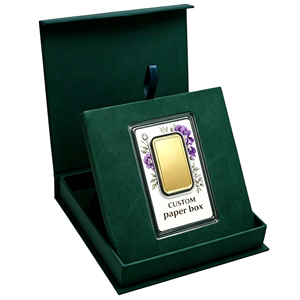 Caja de regalo de barra de oro Credit <span class=keywords><strong>Suisse</strong></span> de gama alta de 1 oz, cierre magnético, tarjeta de blíster de Metal precioso de menta, bonitas cajas de cartón - Product Image 4