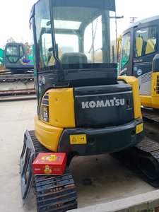 Mini-excavatrice Komatsu PC55mr d'occasion, poids opérationnel de 5 tonnes, pompe Kawasaki, moteur, roulement d'engrenage, moteur Eaton PLC, rapport de machines agricoles - Product Image 5