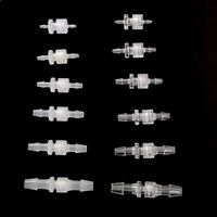 Connecteurs Luer en plastique polypropylène 6mm montage sur panneau raccords de cloison Luer Lock mâle anneau de verrouillage rotatif ensembles de vannes de Tube OEM