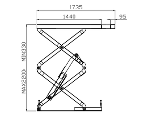 <span class=keywords><strong>Pont</strong></span> élévateur <span class=keywords><strong>ciseaux</strong></span> pour voitures Uniliner 3,5T encastré à levée complète ULJS-3522 – Vente chaude – Ponts élévateurs hydrauliques à <span class=keywords><strong>double</strong></span> vérin pour voitures - Product Image 4