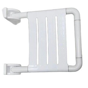 Chaise de douche pliante murale, tabouret de bain antidérapant en acier inoxydable jaune pour personnes âgées et handicapées, équipement de sécurité pour salle de bain - Product Image 4