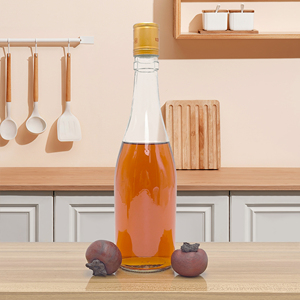 Personalizable <span class=keywords><strong>500ml</strong></span> Mini botella de vidrio de corcho helado de cuello largo para whisky <span class=keywords><strong>Vodka</strong></span> Gin Vino Embalaje con sello de tapón de rosca - Product Image 4