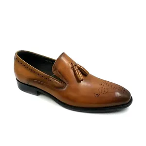 Dreamy Stark yüksek kalite İtalya yönetici toka slip-on inek deri elbise ayakkabı oxford erkekler için eğlence Oxford loafer'lar