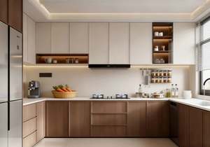 Gabinetes de Cocina Multifuncionales de Diseño Moderno y Lujoso Personalizados, y Gabinetes de Almacenamiento con Luz LED - Product Image 2