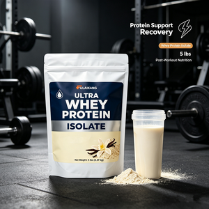 Proteína de Suero de Leche Aislada Ultra <span class=keywords><strong>Whey</strong></span> en Polvo, Sabor Vainilla, Alta Pureza, Absorción Rápida, 5LB, Suplemento a Granel, Marca Privada OEM - Product Image 3