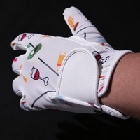 Guantes de Golf de Piel Sintética PU para Hombre y Mujer, de Alto Rendimiento, Ecológicos, Económicos, Duraderos, Ligeros, con Logotipo y Color Personalizados
