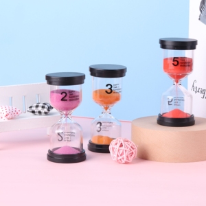 Juego de Temporizadores de Arena de Vidrio Modernos de 5, 15 y 30 Minutos, Diseño Minimalista, Temporizador de Cuenta Regresiva Portátil para Gestión del Tiempo en la Cocina - Product Image 6
