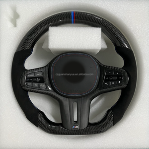 Volant sport en cuir avec écran LED, fibre de carbone, pour Mercedes Benz C217 W209/W204/W205/W206/W207 Coupé <span class=keywords><strong>C63s</strong></span> C63 - Product Image 5