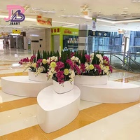 Résistant aux intempéries conception personnalisée GRP FRP jardinière au design moderne pot de plantes en gros siège d'extérieur pour usage commercial
