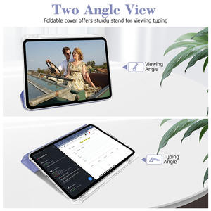 Étui pour tablette iPad Air4/5/Air11 de 10,9 pouces, nouveau modèle simple, couleur unie, protection intégrale antichoc. - Product Image 4