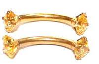 Gaby 16G ASTM F136 Anneaux de <span class=keywords><strong>Labret</strong></span> pour Sourcils à Filetage Interne, Bijoux de <span class=keywords><strong>Piercing</strong></span> en Titane de Luxe, Tendance TikTok - Product Image 4
