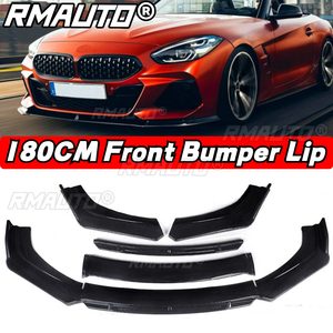 4Pcs Universal Car Front Bumper Lip <b>Splitter</b> Diffuser Spoiler Bumper Chin Body Kit for Honda for KIA for Mazda for BMW for Audi - Product Image 4