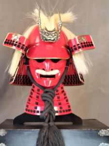 Armure traditionnelle japonaise de samouraï, casque, armure de <span class=keywords><strong>Minamoto</strong></span> Yoshitsune, tenue de festival, accessoires de télévision - Product Image 5