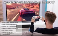 Console de jeu portable rétro LR M25 Mini avec écran IPS 4,3 pouces, Wi-Fi, jeux classiques 3D intégrés, batterie 30000 mAh, processeur quadricœur Linux
