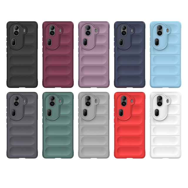 Magic Shield Mobile Phone case for Oppo Reno 11/Reno 11Pro Soft TPU Shockproof Silicone Phone Case