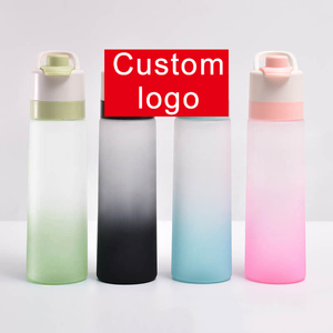 Bouteille d'eau colorée avec couvercle rebondissant tasse givrée de rappel d'échelle de temps avec thermos pour l'extérieur verres avec logo personnalisé de vente chaude - Product Image 1
