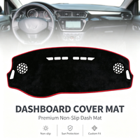 Pour Peugeot 301 2014 2015 2016 2017 2018 Housse de tableau de bord de voiture Accessoires auto Housse de protection de tableau de bord de voiture Fonction antidérapante