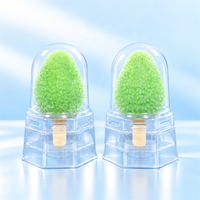 3D Fruit IJsverpakkingen 3 stuks per set PET Koepel Plastic Bakjes voor Mango Avocado Aardbei Framboos Perzik Citroen IJslollies