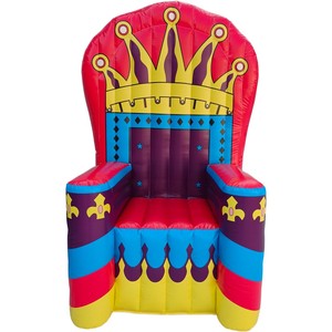 บัลลังก์เป่าลมสูง 2 เมตร พร้อมเครื่องเป่าลม, เก้าอี้บัลลังก์เป่าลมสำหรับกษัตริย์หรือราชินี, เก้าอี้บัลลังก์เป่าลม - Product Image 2