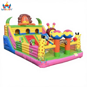 Castillo Inflable Personalizado de PVC Ecológico XZ OEM ODM WINWAYTOYS para Niños, Tamaño 10x8m, Fácil de Instalar, Capacidad Máxima - Product Image 1