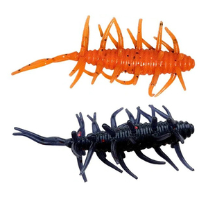 Esca Morbida 5.8cm/1.5g 4.5cm/1.1g per <span class=keywords><strong>Pesca</strong></span> Selvaggia con Testa Piombata Invertita, Esca Finta Galleggiante per Bass e <span class=keywords><strong>Pesci</strong></span> Testa di Serpente - Product Image 1