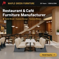 Luxuriöses Hotel-Restaurant-Esszimmer-Set Moderne Sitzgruppe Kommerzielle Tisch-Stuhl-Kombination für Café, Coffeeshop und Bar nach Maß