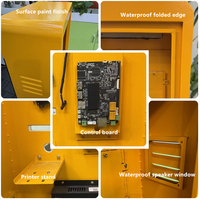 Système de reconnaissance de plaque d'immatriculation basé sur une caméra haute définition pour l'impression automatique de tickets de stationnement, borne de service automatique en extérieur